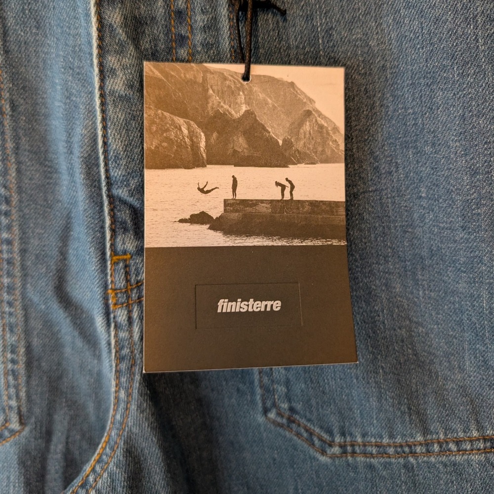 NWT Finisterre Yarrel Barrel Jeans in indigo Blue - Women 26R - Picture 5 of 15